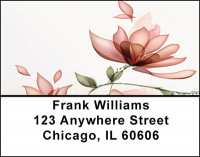Flower Watercolor Abstract Address Labels | LBBAQ-64