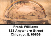 World Maps Address Labels | LBBAQ-71