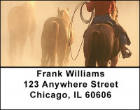 Cowboys On The Range Address Labels | LBBAQ-77