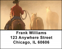 Cowboys On The Range Address Labels | LBBAQ-77