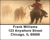Cowboys On The Range Address Labels | LBBAQ-77