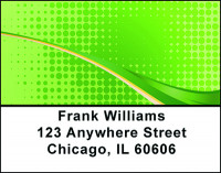 The Green Wave Address Labels | LBBAQ-79
