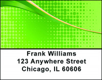 The Green Wave Address Labels | LBBAQ-79
