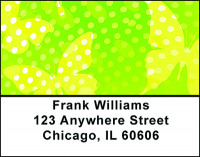 Butterfly Dots Address Labels | LBBAQ-81