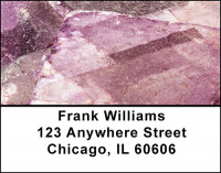 Purple Abstracts Address Labels | LBBAQ-93