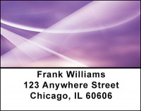 Purple Abstracts Address Labels | LBBAQ-93