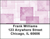 Hollyhock Cubes Address Labels | LBBAQ-95