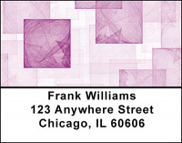 Hollyhock Cubes Address Labels | LBBAQ-95