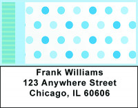 Blue Dots Galore Address Labels | LBBAQ-98