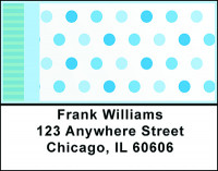 Blue Dots Galore Address Labels | LBBAQ-98
