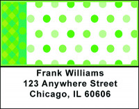Green Dots Galore Address Labels | LBBAQ-99