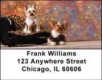 Yorkshire Double Trouble Address Labels | LBDOG-25