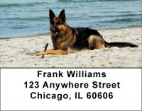 German Shepherd Address Labels | LBDOG-44