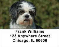 Happy Shih Tzu Address Labels | LBDOG-59