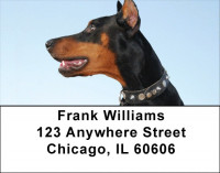 Dobermans Smile Address Labels | LBDOG-62