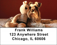 Snugly Schnauzer Address Labels | LBDOG-77