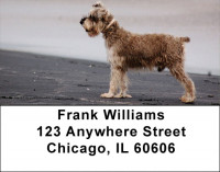 Snugly Schnauzer Address Labels | LBDOG-77