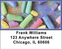 Sidewalk Chalk Address Labels | LBEDU-02