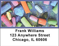 Sidewalk Chalk Address Labels | LBEDU-02