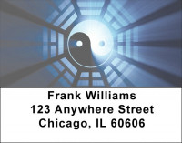 Yin Yang Style Address Labels | LBFUN-87