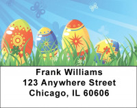 Easter Background Address Labels | LBGCB-56