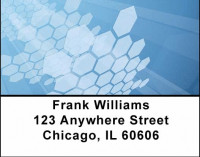 Digital Hexagons Address Labels | LBGEO-42