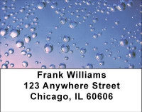 Raining In Technicolor Address Labels | LBGEO-66