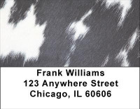 Cow Prints in Black and White Address Labels | LBGEO-70