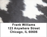 Cow Prints in Black and White Address Labels | LBGEO-70