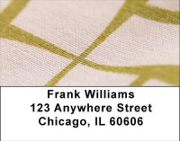 Asian Weave Address Labels | LBGEO-76