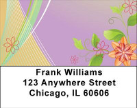 Ivy Lines Address Label | LBGEO-84