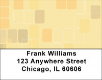 Retro Square Address Labels | LBGEP-52