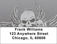 Stylish Skulls Address Labels | LBGEP-60