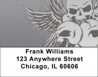 Stylish Skulls Address Labels | LBGEP-60