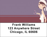 Girly Shoes and Nails Address Labels | LBGIR-04
