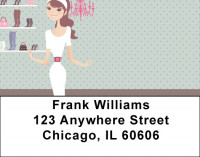 Girl Having Fun Address Labels | LBGIR-05