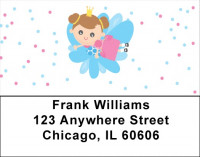 Young Girl Princess Address Labels | LBGIR-12
