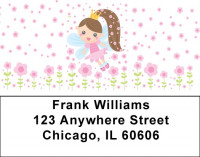 Young Girl Princess Address Labels | LBGIR-12
