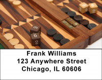 Backgammon Address Labels | LBGME-04