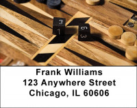 Backgammon Address Labels | LBGME-04