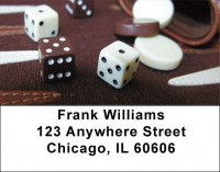Backgammon Address Labels | LBGME-04