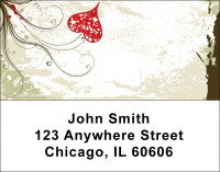Grunge Hearts Address Labels | LBLOV-11