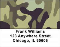 Camouflage Browns and Golds Address Labels | LBMIL-08