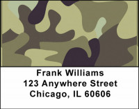 Camouflage Browns and Golds Address Labels | LBMIL-08
