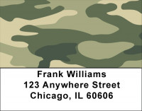 Camouflage Pattern Address Labels | LBMIL-90