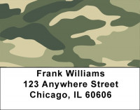 Camouflage Pattern Address Labels | LBMIL-90