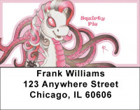 Pink Demons By Little Demon Address Labels | LBMLD-19