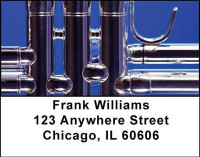Trumpets Address Labels | LBMUS-03