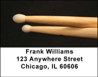 Drums Address Labels | LBMUS-04