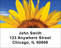 Sunflower Address Labels | LBNAT-08